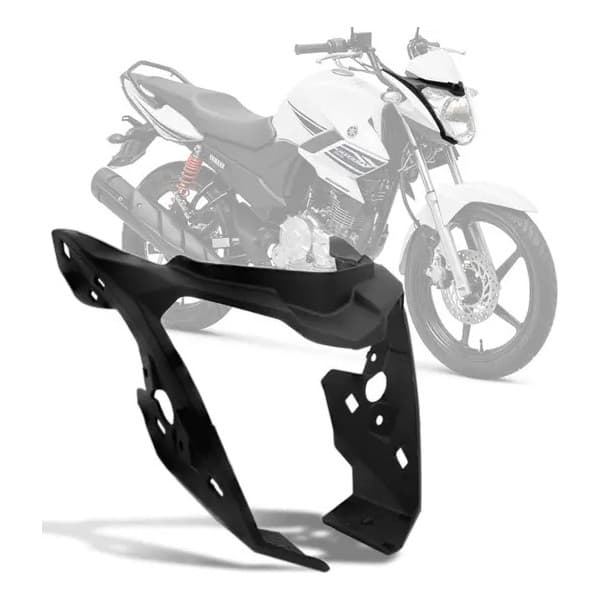 Carenagem do Farol compatível com moto Yamaha Fazer 150 Preto Injetado 2014 2015 2016 2017 2018 2019