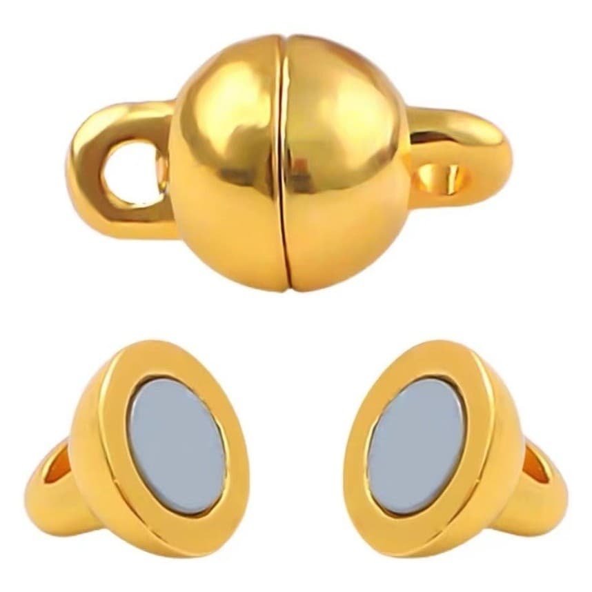 5pcs Bola Em Forma De Fecho Magnético Colar De Jóias Faze