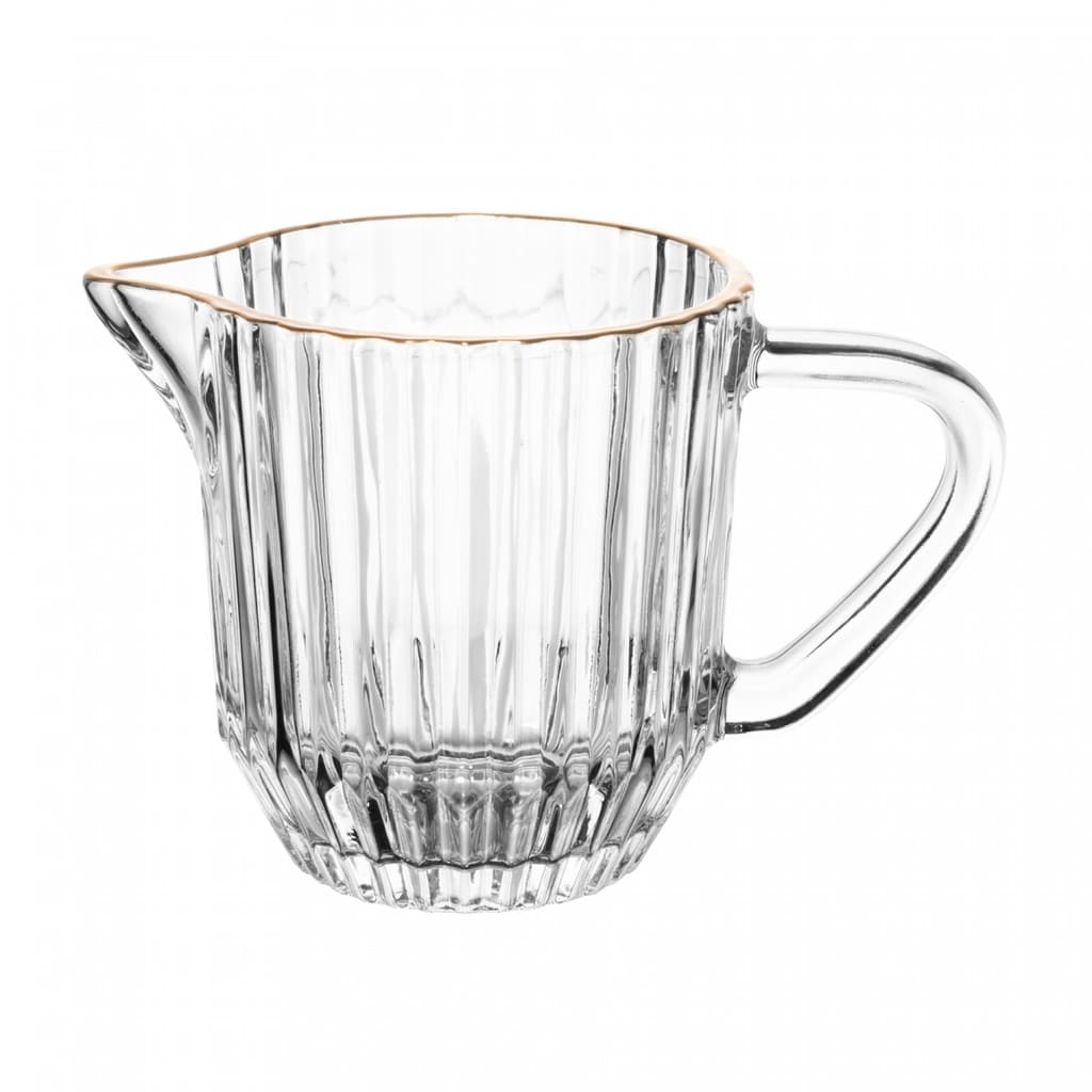 Leiteira de Cristal com Fio de Ouro Imperatriz Wolff 220ml