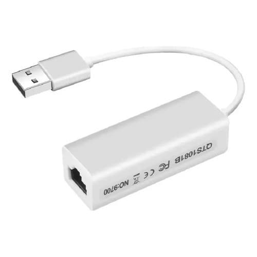 Placa Rede Usb Externa Rj45 Adaptador Lan Ethernet 10/100