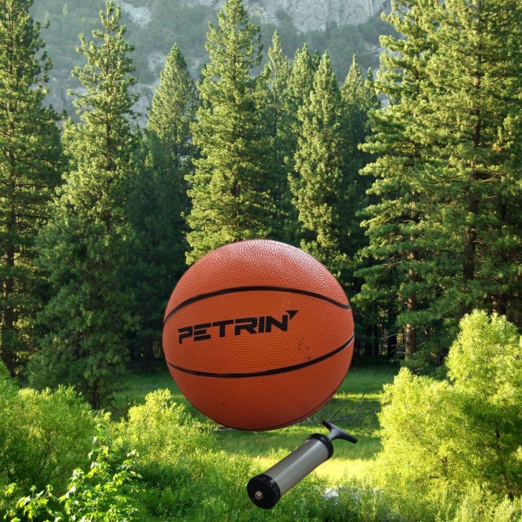 BOLA DE BASQUETE PROFISSIONAL TAMANHO OFICIAL N° 7 BASQUETEBOL+KIT COM BOMBA