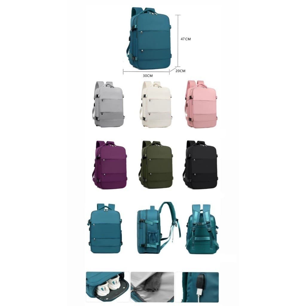 Mochila Laptop De Viagem Escolar À Prova D'água Executiva Notebook Impermeável Guarda  Tenis 501