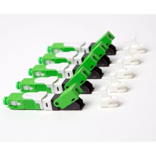 CONECTOR DE CAMPO SIMPLES SC/APC PARA FIBRA ÓPTICA XFF 2C (10 PEÇAS)