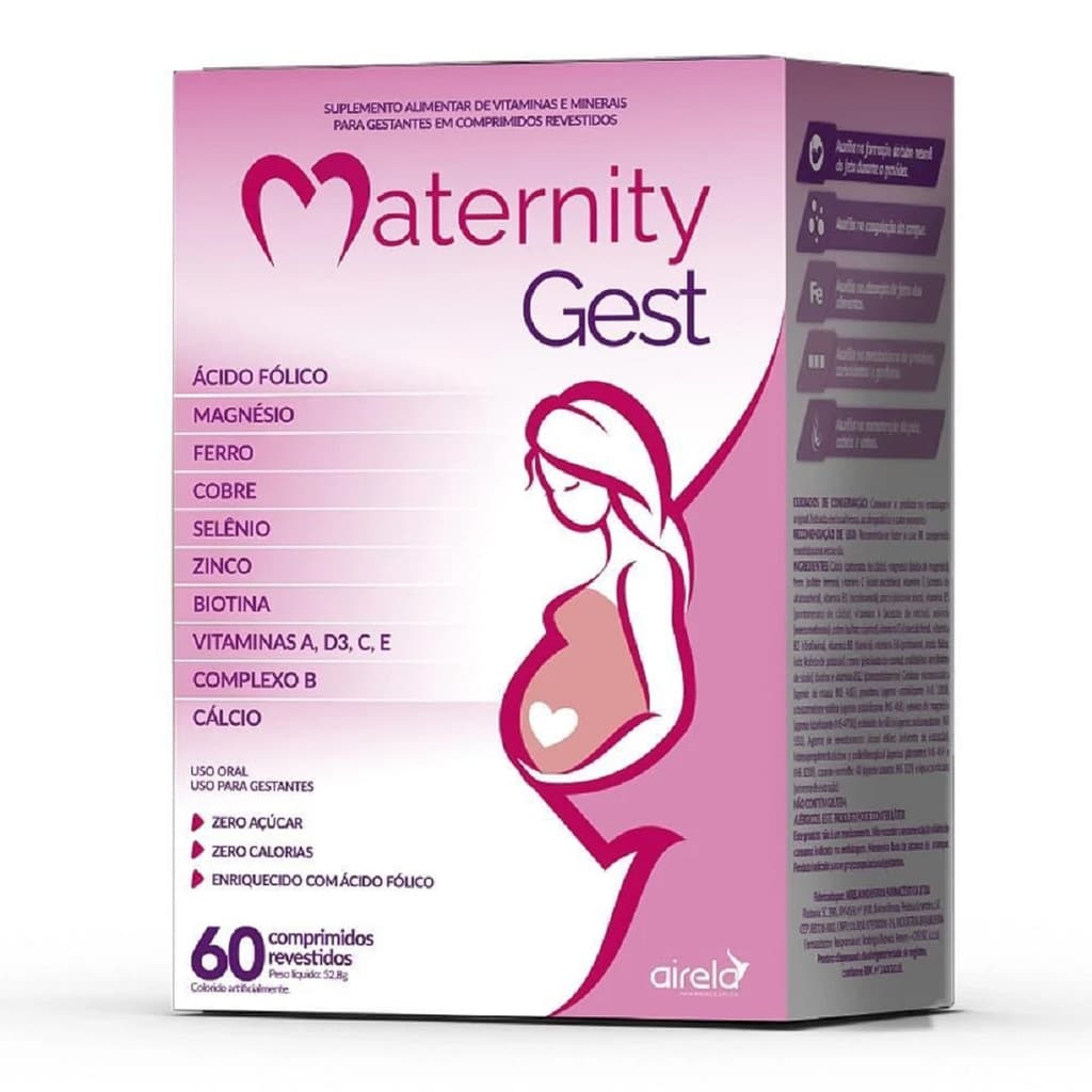 Suplemento Para Gestantes - Maternity Gest Com 60 Cápsulas