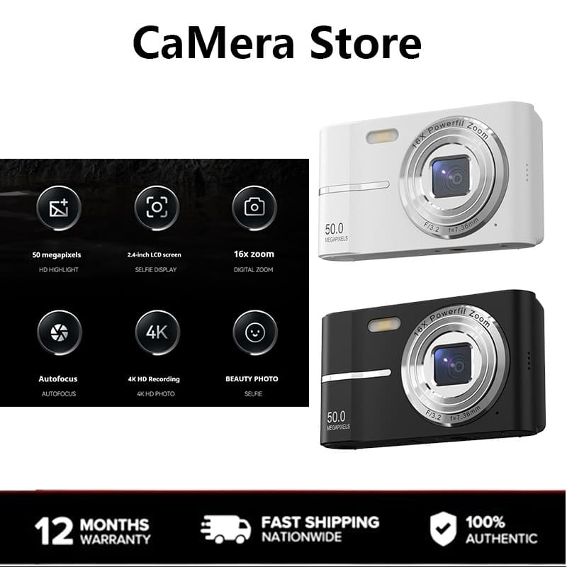 Câmera digital camera Store M03 5000W , Acessível De Entrada De Viagem De Alta Definição De Cartão Pequeno Portátil Retr