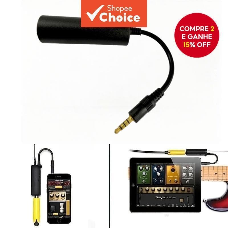 Conversor De Interface De Guitarra , Substituição Para iPad , iPhone , Áudio Linha Acessórios