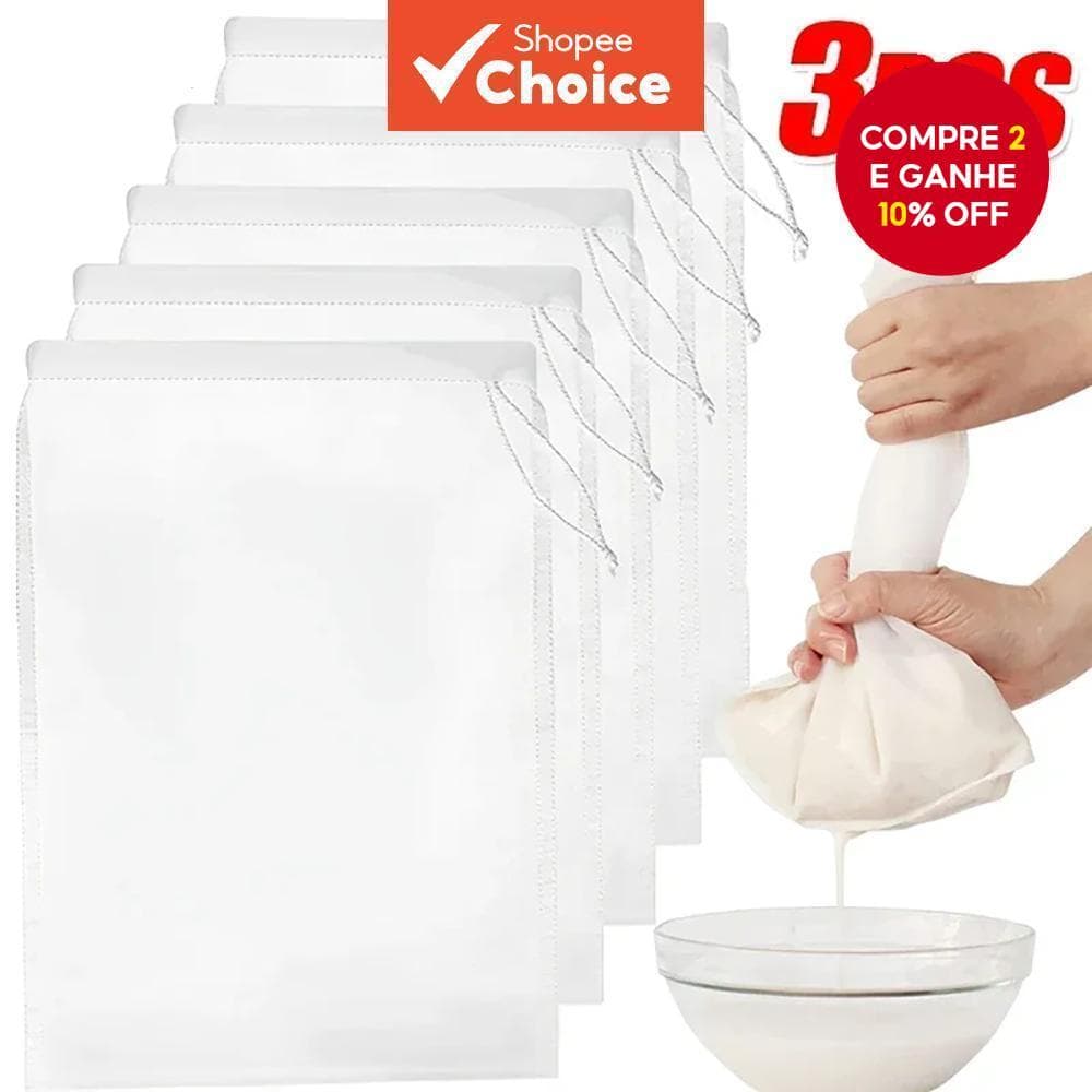 Sacos De Filtro De Leite De Náilon Reutilizáveis 100 Malha Para Soja Iogurte Chá Cerveja Café Óleo Alimentos Cozinha Cor