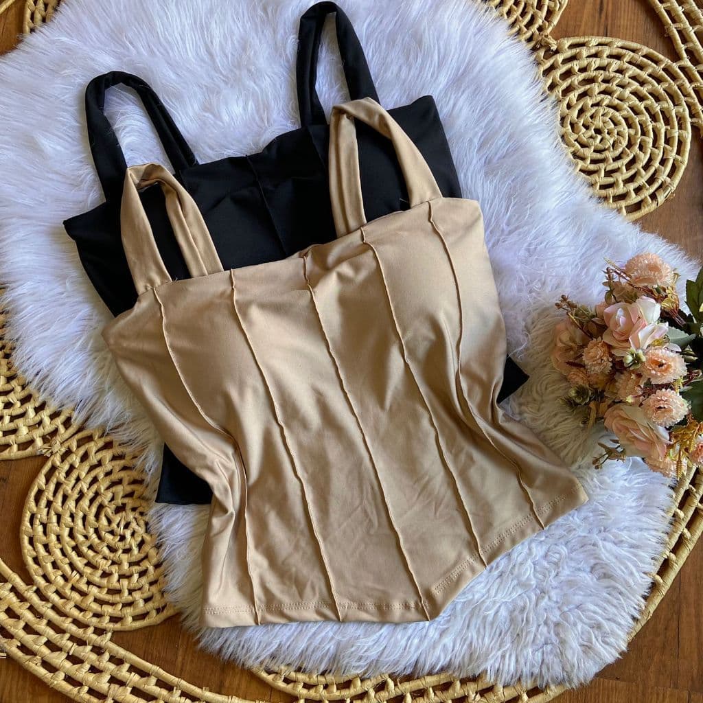 Blusa cropped feminino plus size suplex 46 a 50 modelo morcego