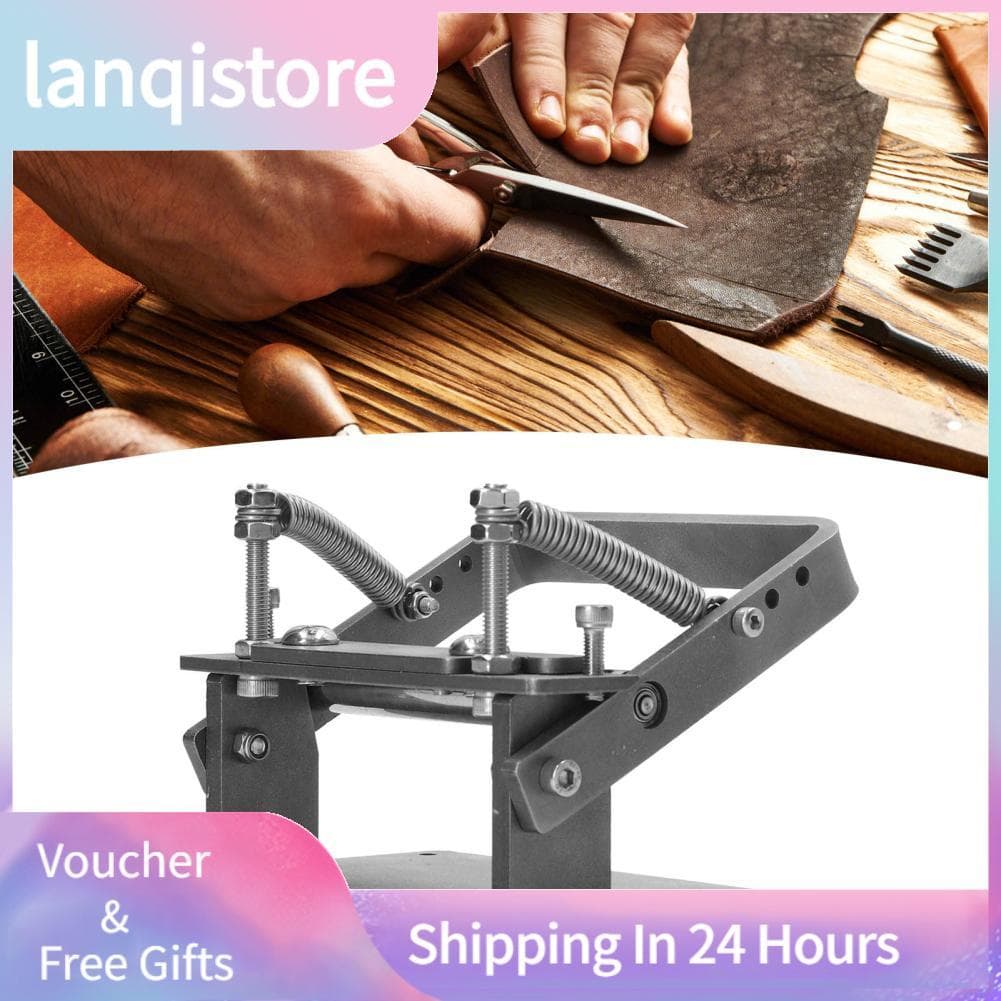 Lanqistore Máquina manual de descascar couro KIMISS - DIY leve descascador de aço inoxidável divisor de corte preciso