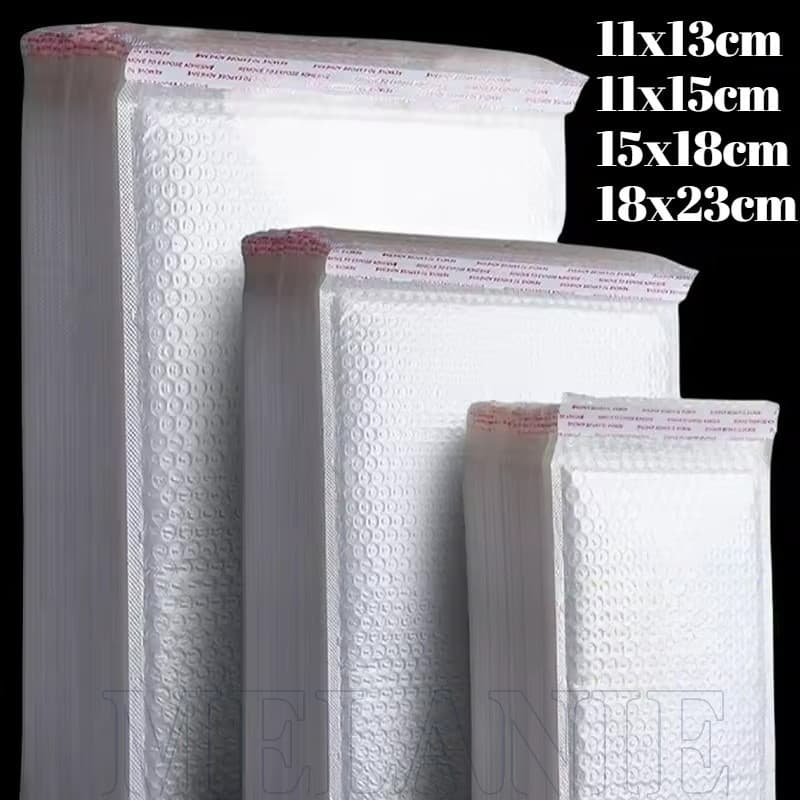 Sacos De Bolhas De Papel Kraft PE Branco-Bolso De Embrulho Expresso À Prova De Choque-Bolsa De Embalagem Autovedante-Env