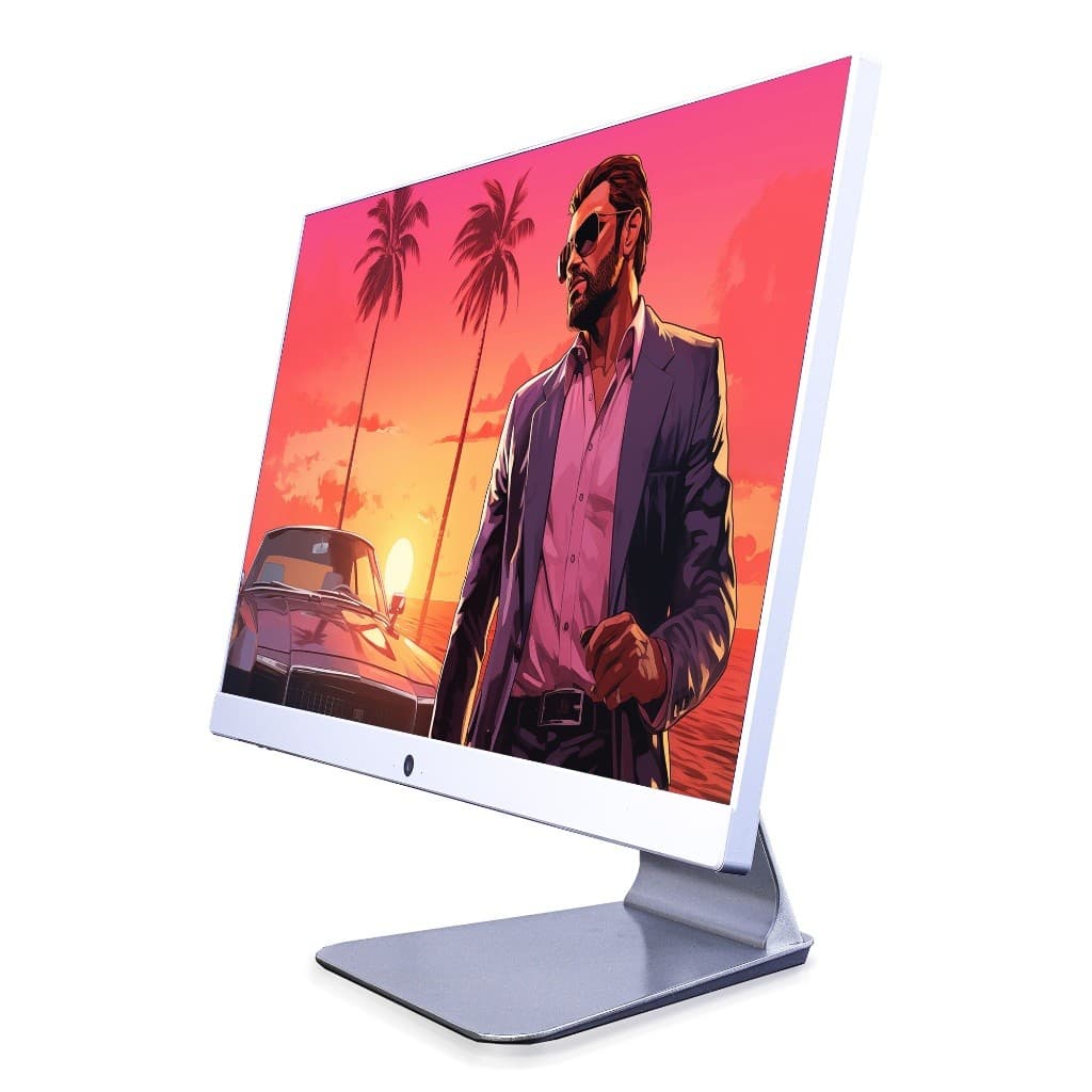 All In One Maximus Pc Full HD Tela 23.8" HD Intel I7 8GB RAM 512GB SSD Wi-Fi Bluetooth WebCam HDMI VGA