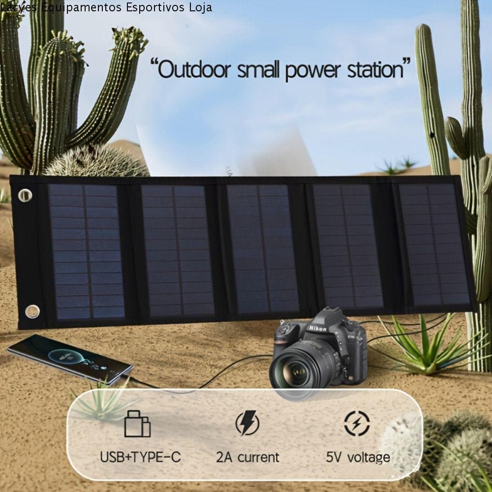 Painéis Solares LACYES , Painel De Carregamento Solar Dobrável De Geração De Energia , Fotovoltaicos 5V Confiáveis