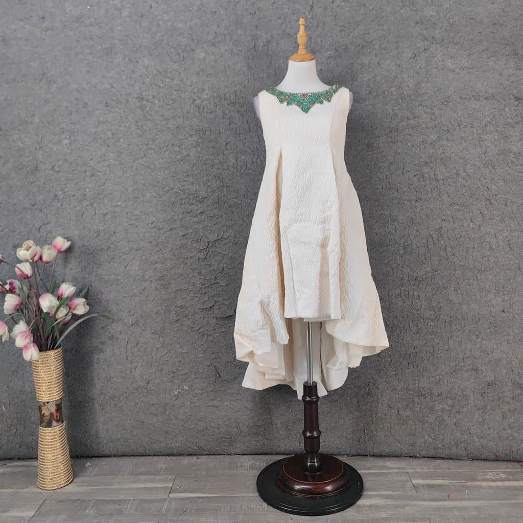 IEEENA Vestido Solto Branco Vestido de Maternidade Curto Frente Curto Costas Vestido Longo All-Match Feminino Simples Fe