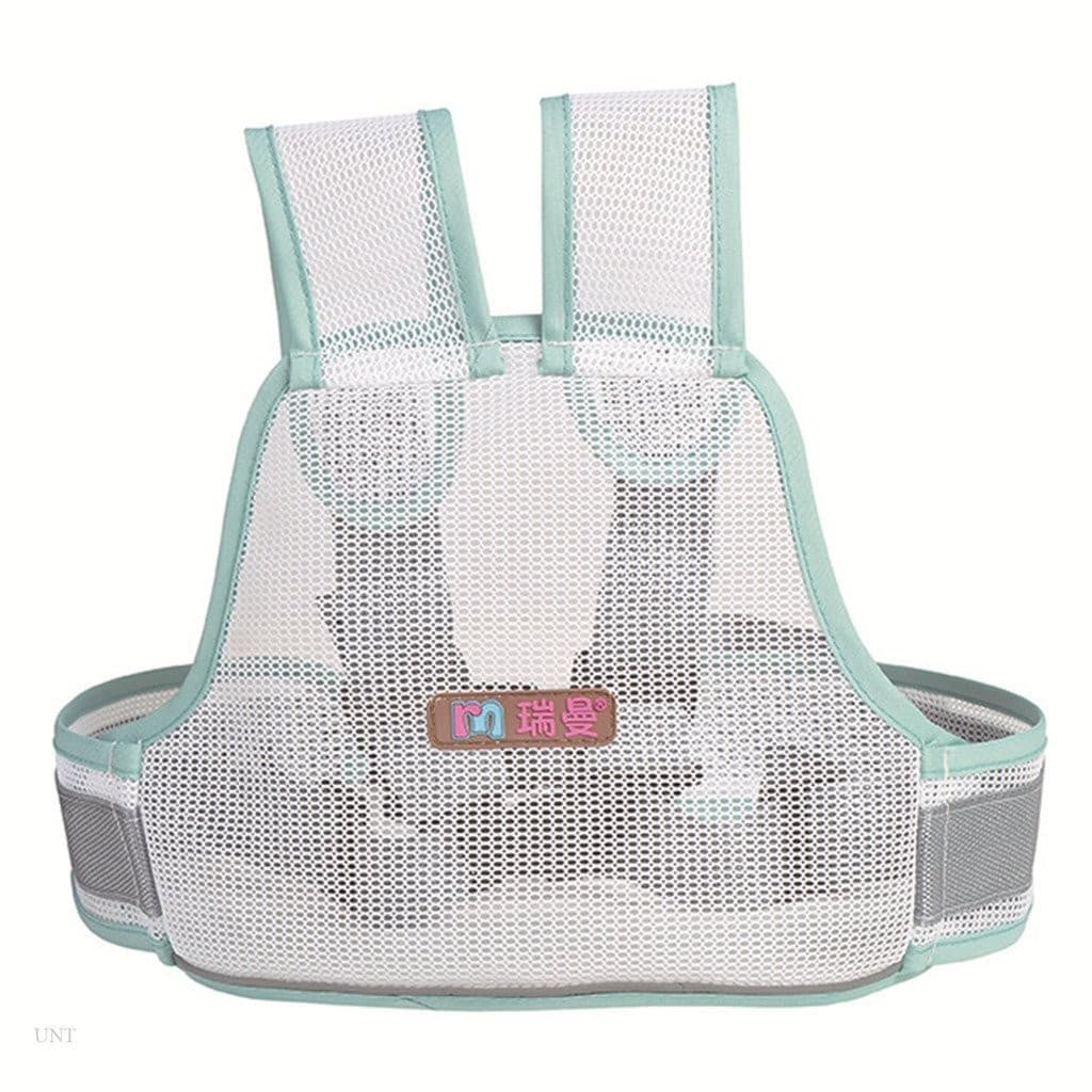 UNT Arnês De Segurança Para Crianças Respiráveis Cinto Ajustável Bicicletas Elétricas Anti-Queda De Malha Adequado O Ver