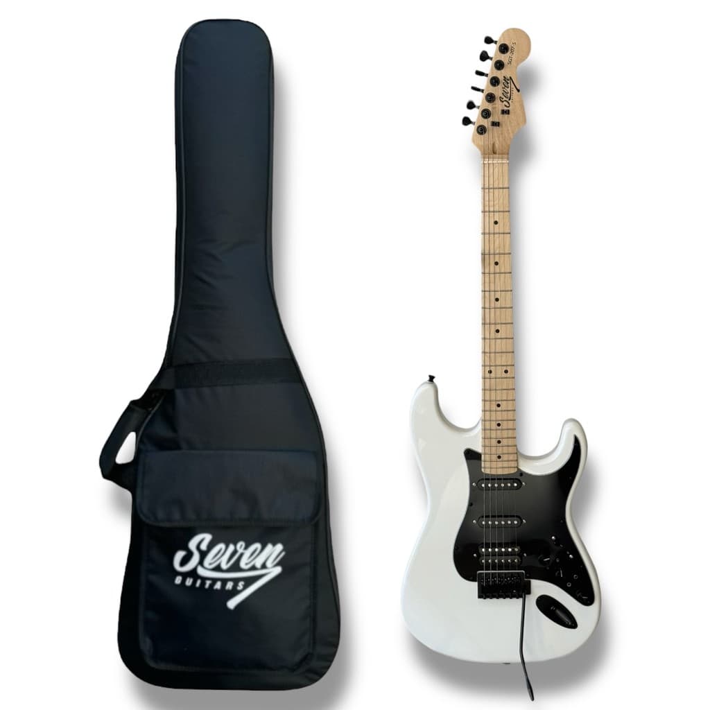 Guitarra Smart Strato Seven 207 WH - Branca - SMART C/ Bag