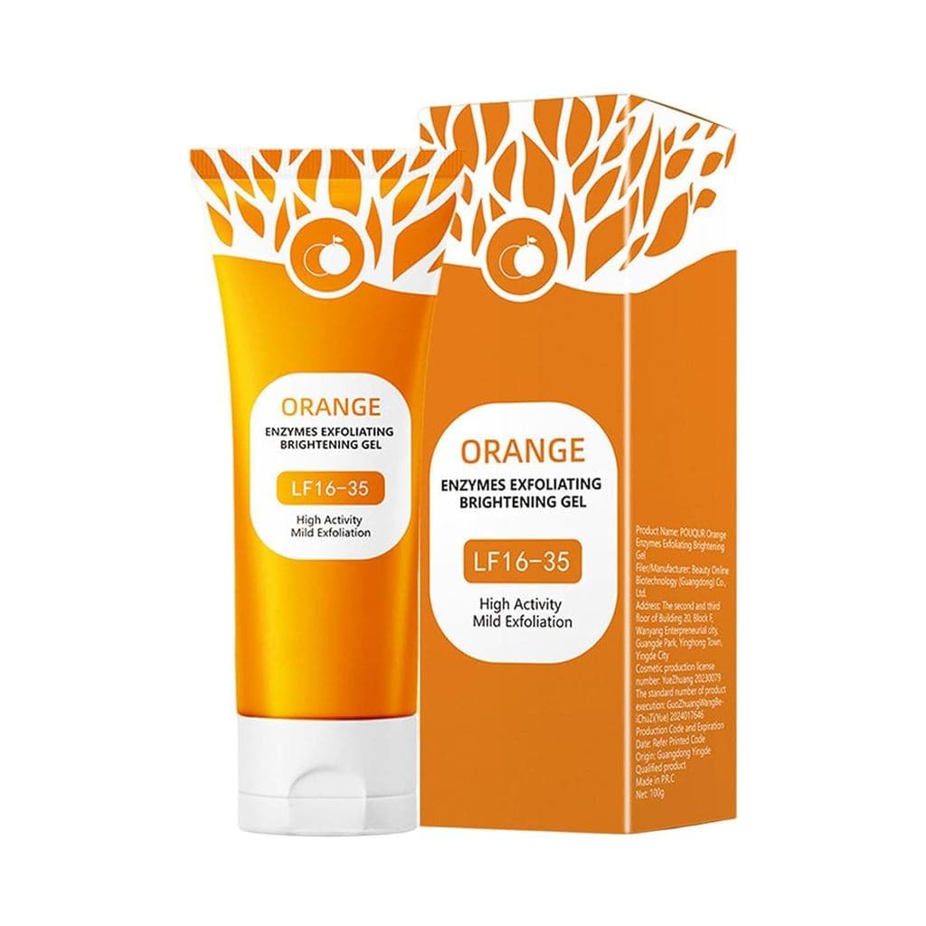 Gel Esfoliante Iluminador com Enzima de Laranja, Esfoliante Suave de Alta Atividade, LF16-35, 3,53 onças