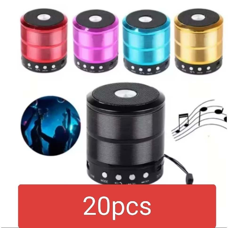 Kit com 10, 15 ou 20 Caixinhas 887: Som Forte, Bluetooth e Bateria que Dura