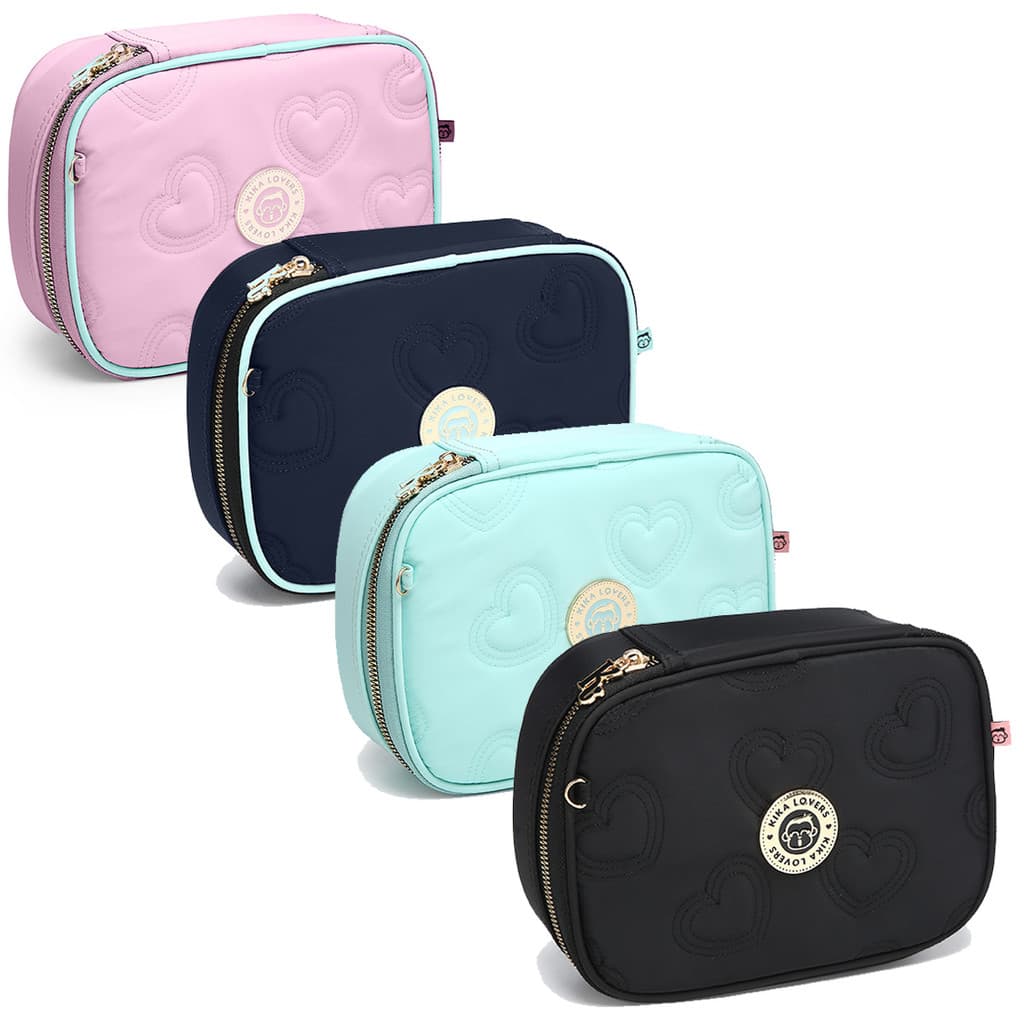 Estojo KIKA Box Organizador Grande Feminino Menina Escolar