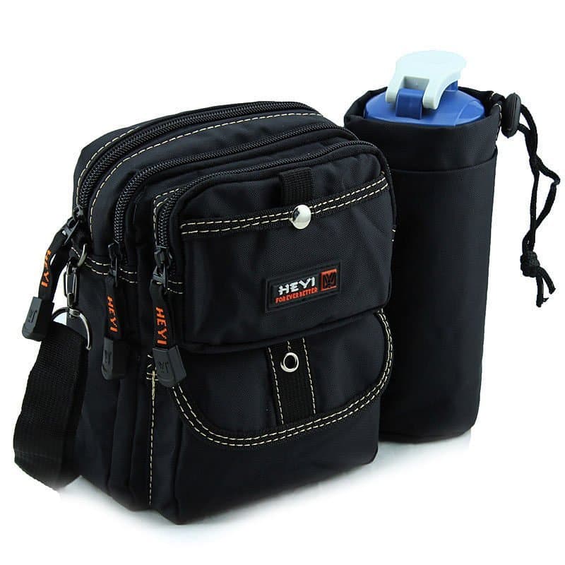 Bolsa multifuncional para garrafa de água de ciclismo, bolsa para celular, bolsa de cintura masculina para caminhadas ao