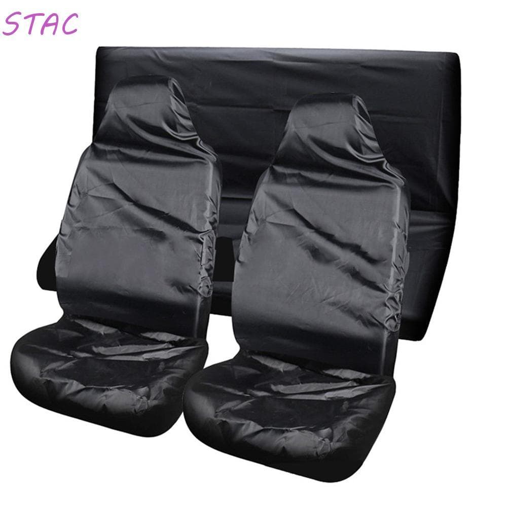 STAC Capa De Assento De Carro Decoração 3 Peças Terno Automotivas À Prova De Poeira D'água Quatro Estações Capas