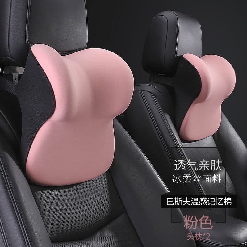 Encosto de cabeça do carro travesseiro almofada Interior do carro assento de carro travesseiro feminino assento esportiv