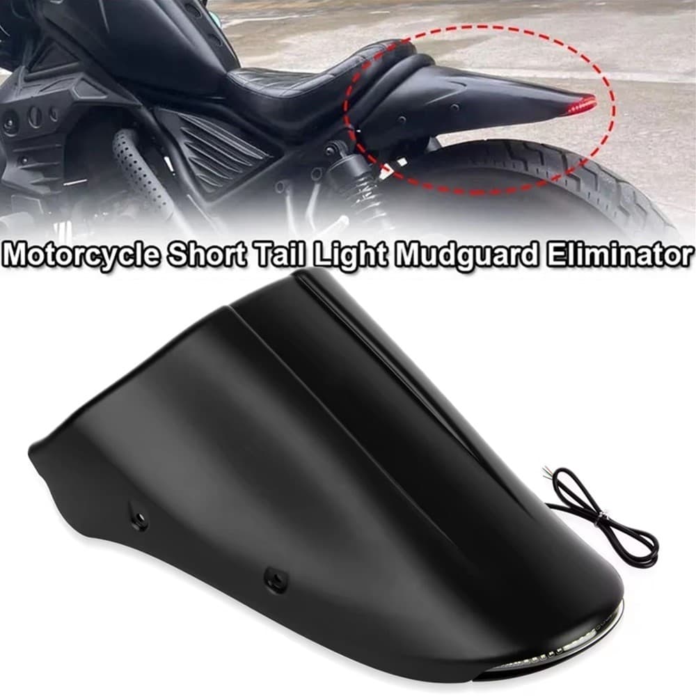 Motocicleta LED Traseiro Fender Paralama Carenagem Cowl Pneu Wrapper Capa Respingo Guarda Aba Para Honda Rebel CMX300 CM