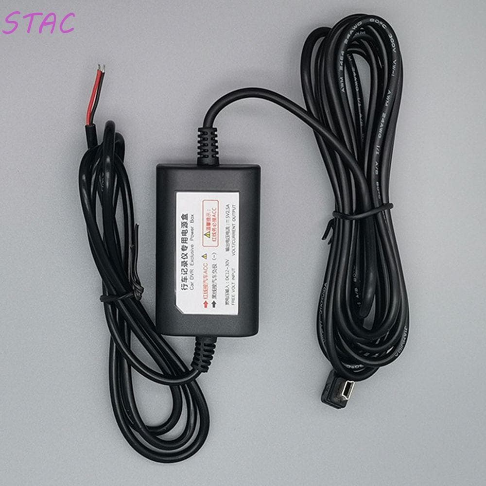 STAC Dash Cam Hardwire Kit Cabo De Alimentação Dashcam Câmera Peças Automotivas Espelho DVR Cable