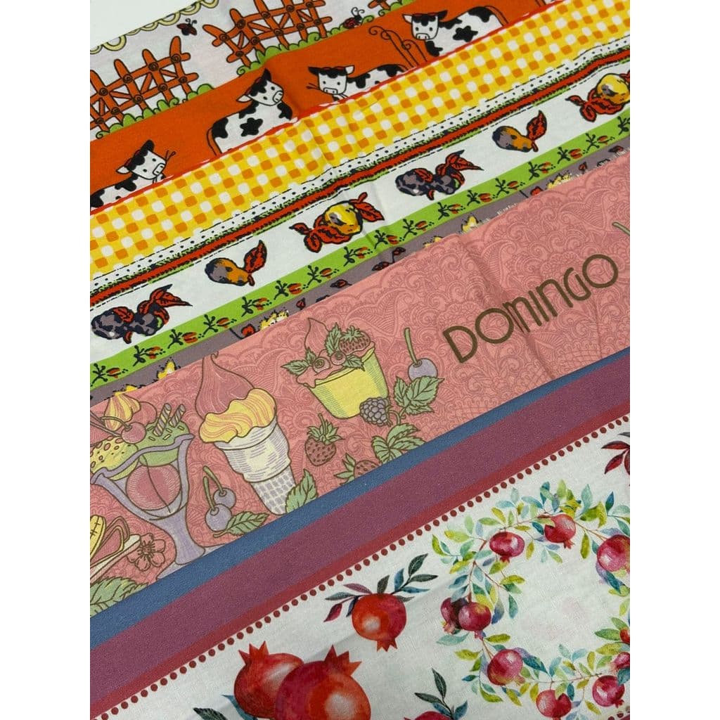 Tecido Tricoline Barrado 100%Algodão 0,50x1,50m