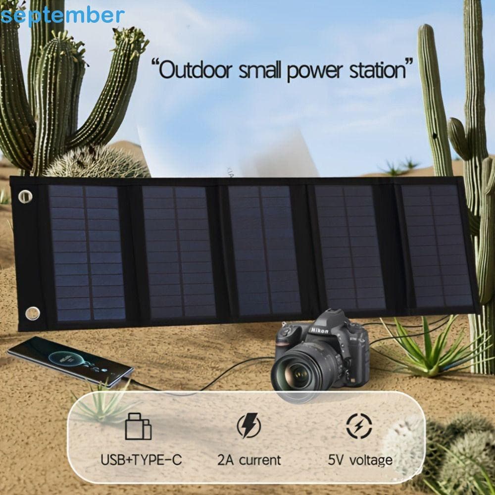 Painéis Solares SEPTEMBERB , Painel De Carregamento Solar Portátil 5V , Fotovoltaicos Confiáveis