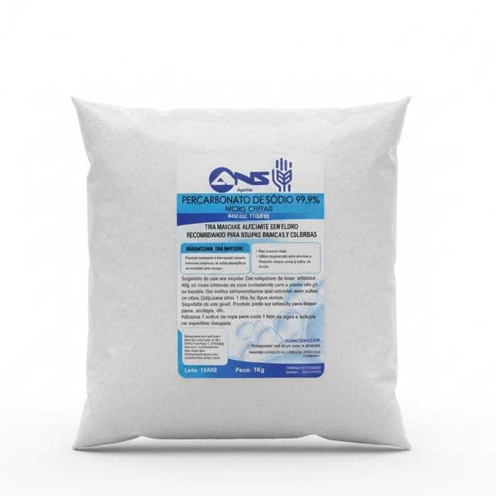 Percarbonato de Sódio 100% Puro Limpeza Em Geral Tira Manchas Roupas Brancas 1kg /2kg
