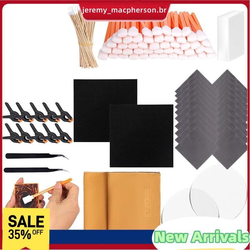 Kit De Limpeza De Cartões De 238 Peças , Colecionáveis E Achatamento Esportivos , Ferramenta De Cuidados Reparo Para Col