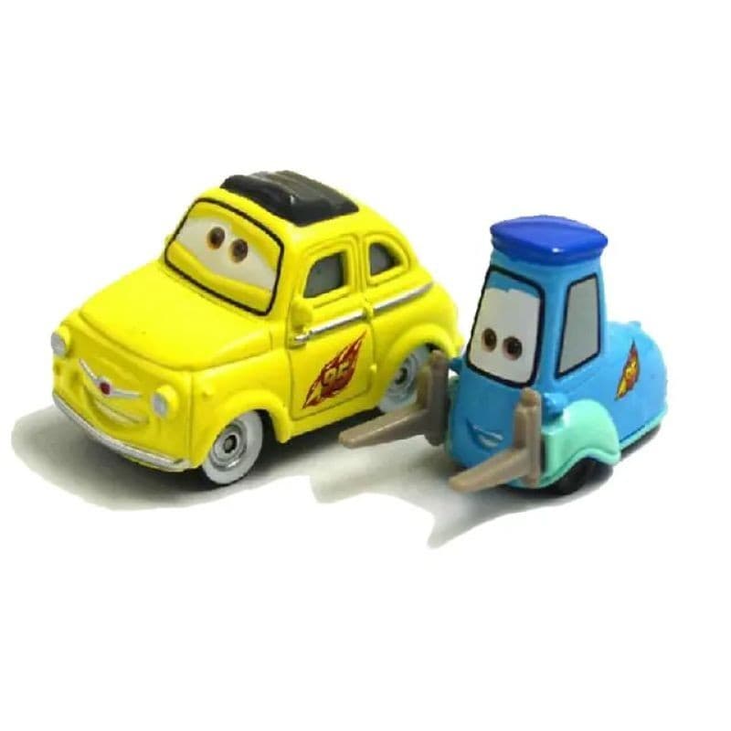 Miniatura 1:55 Disney Pixar Carros Kit Guido/Luigi