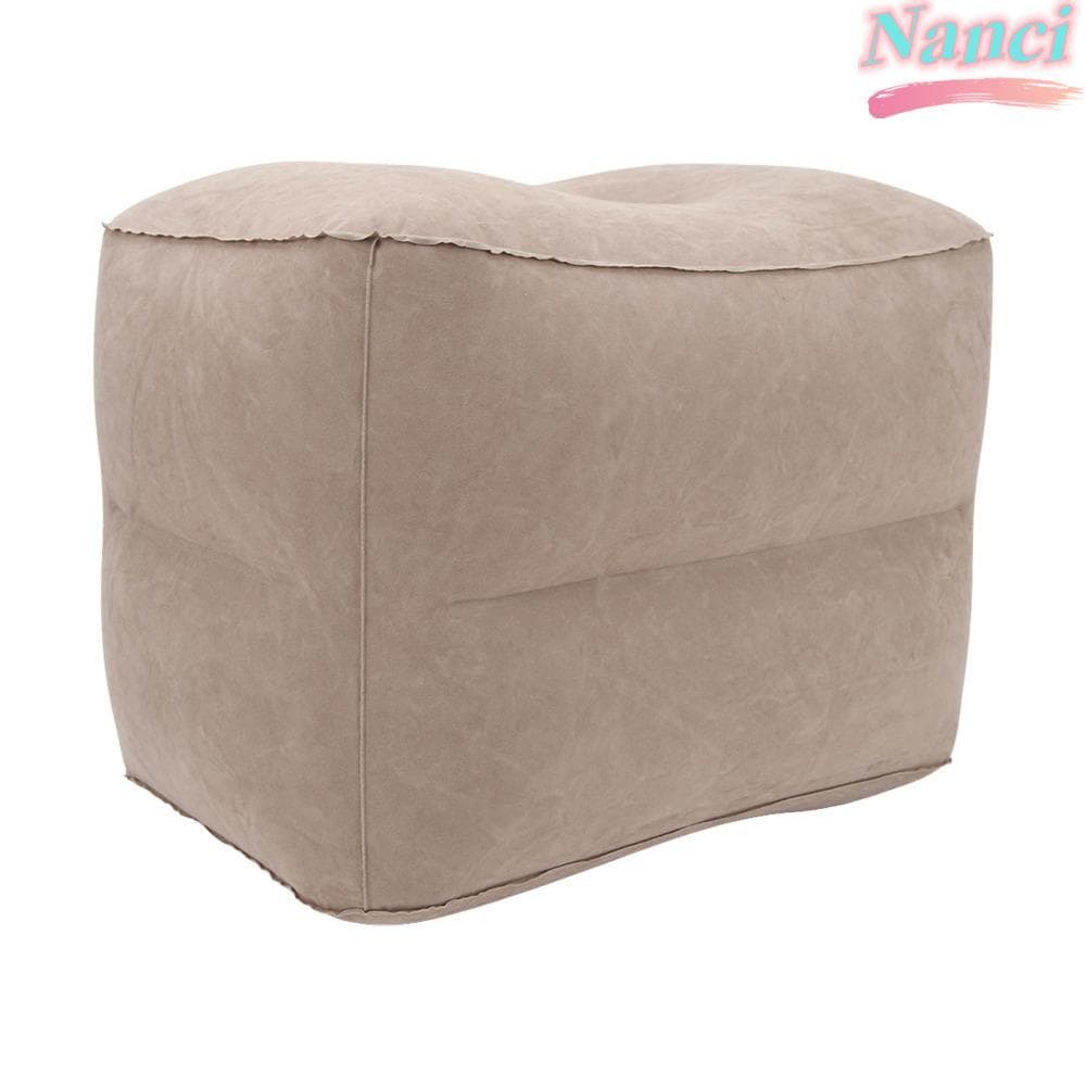 Travesseiro De Descanso Para Pés NANCI , Inflável Portátil De Duas Camadas Redução De Fadiga Flocada Em PVC