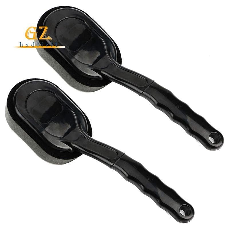 [gzhxdiizi1] Aplicador De Brilho De Pneu , Almofada Aplicadora De Curativo Esponja Curvada De Detalhe Com Alça