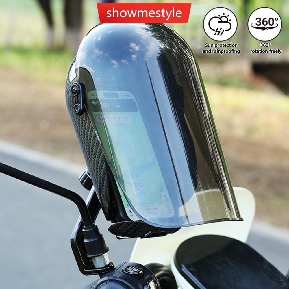 SMS Scooter Elétrico Suporte Do Telefone Capa De Chuva Motocicleta Equitação Montar Protetora Protetor Solar Titular Esc