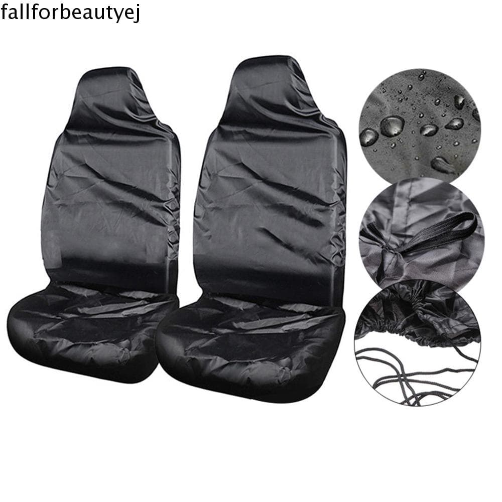 FALLFORBEAUTYEJ Protetores De Assento De Carro 3 Peças Terno Universal Dianteiro/Traseiro À Prova D'água Capas De Poeira
