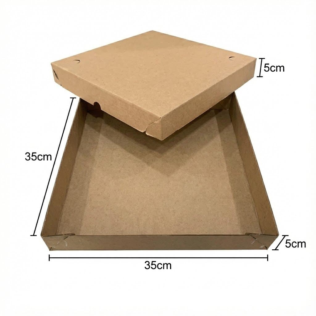 Caixas Kraft 35x35x5 Doce/Salgados (MELHOR PREÇO) - Envio em 24h