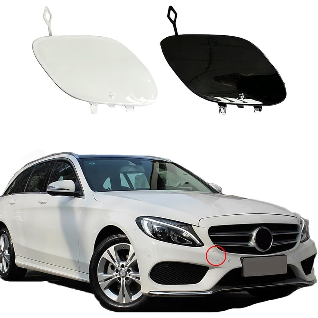 Capa De Gancho De Reboque Do Para-Choque Dianteiro Mercedes Benz W205 Classe C C300 C400 C43AMG 2015-2018 A2058850724 20