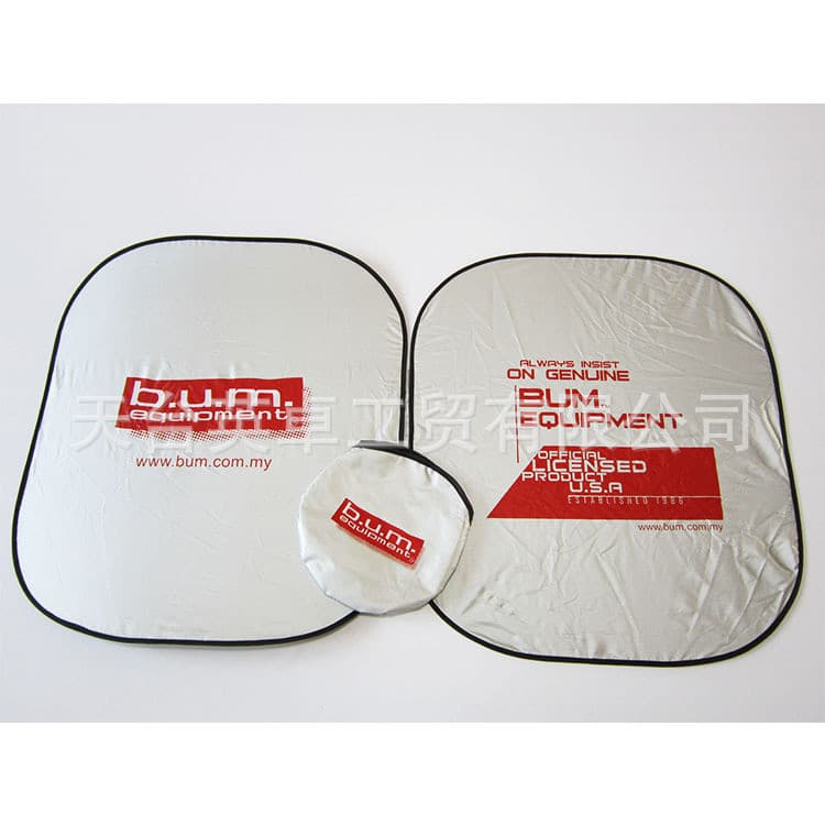 Fábrica de acessórios para carro com logotipo imprimível frontal e quadrado para proteção solar de carro