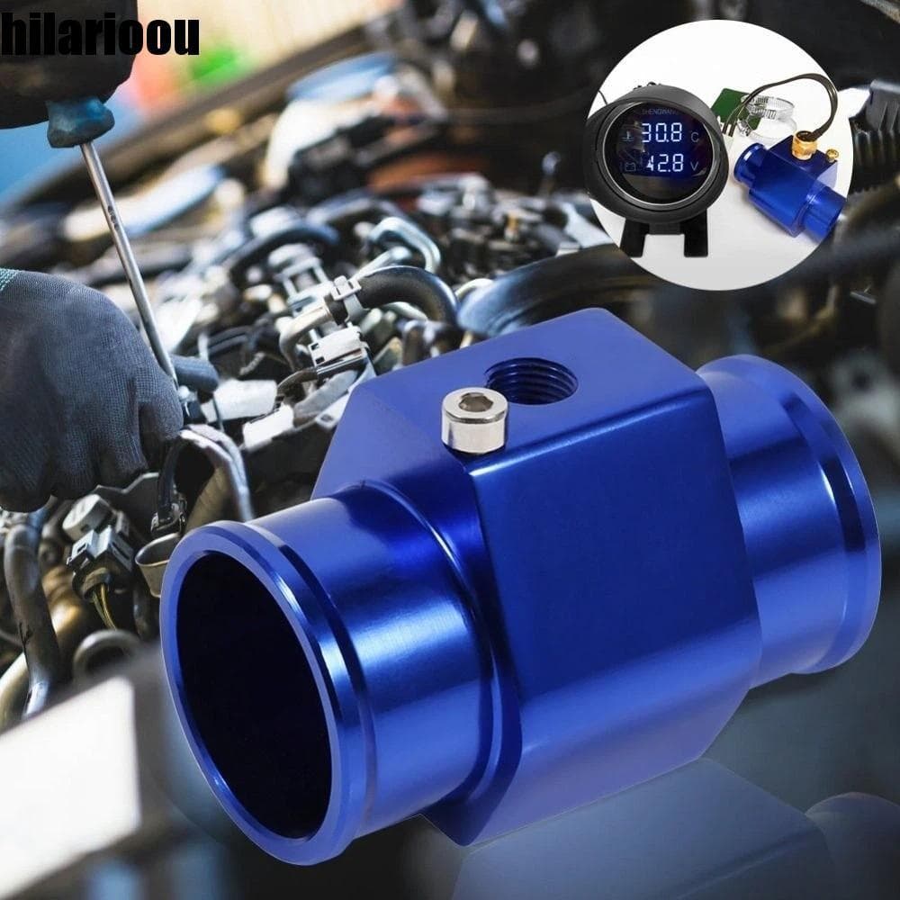 Sensor De Temperatura Da Água HILARIOOU , Tubo De Junta Do Motor Azul , Medidor De Alumínio Antioxidante