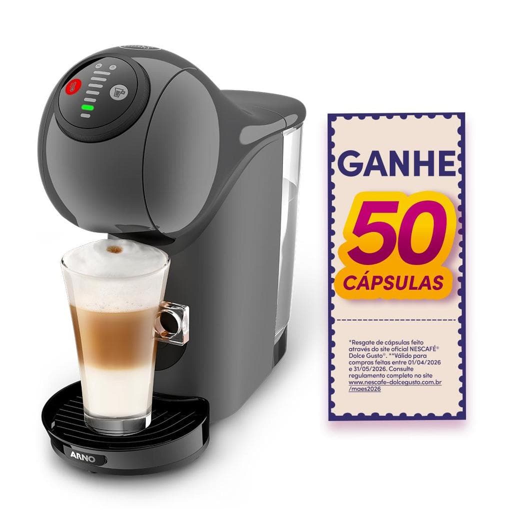 Cafeteira Nescafe Dolce Gusto Genio S Basic Grafite Automática 110v