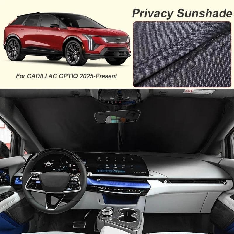 Carro Preto Janela Privacidade Pára-Sol Para Cadillac Optq 2025-Presente Auto Anti-UV Isolamento Térmico Proteger Capa A