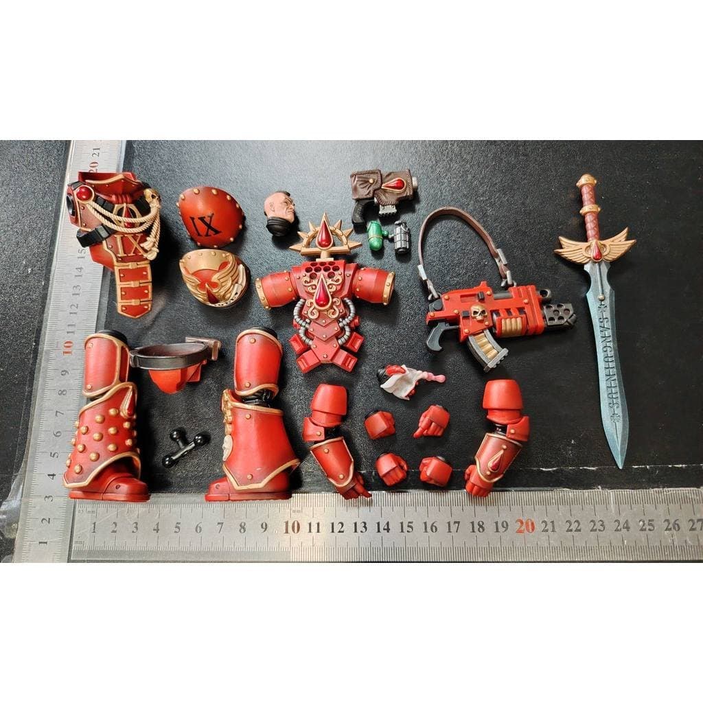 Dark Source Warhammer Blood Angels Radoon Comandante da Primeira Companhia Acessórios e Peças de Reposição do Corpo Bloo