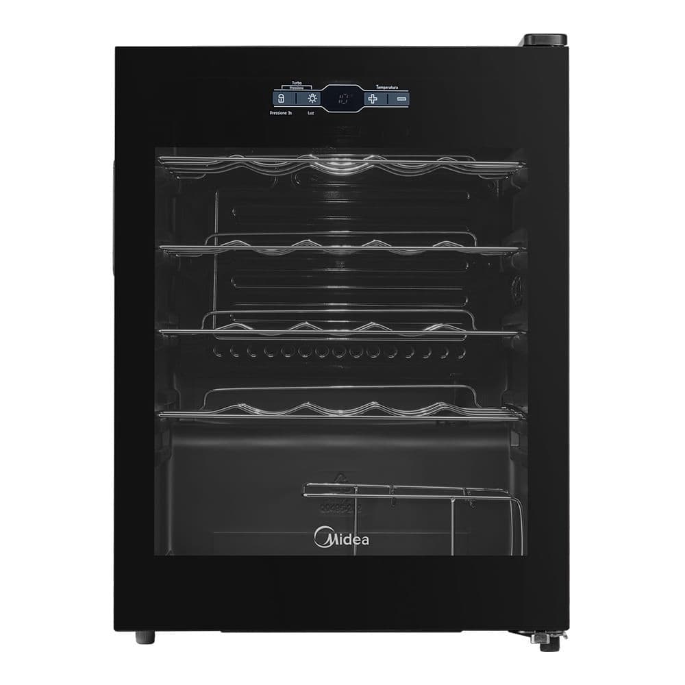 Adega de Vinho Climatizada 24 Garrafas Inverter Bivolt Midea