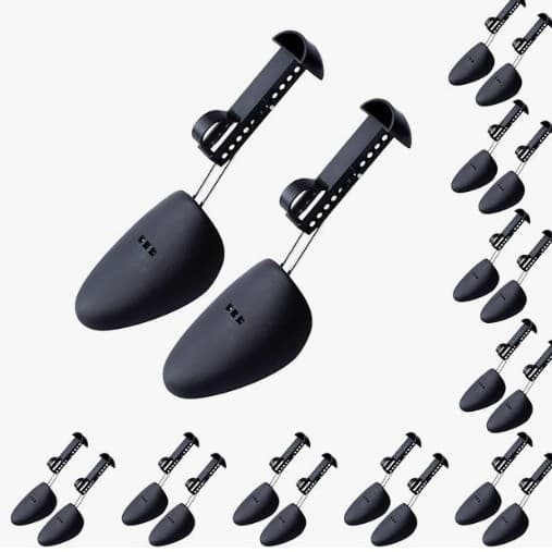 Alargador de sapatos ajustável de plástico para comércio exterior, expande e molda os sapatos, evita vincos, um item ess