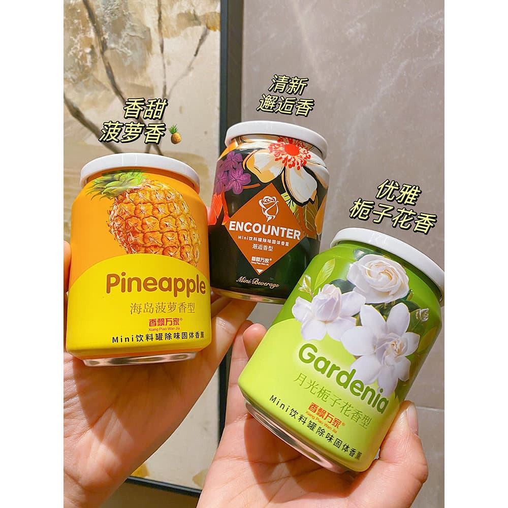 Aromaterapia do carro 2025 novo estilo bálsamo sólido fragrância de longa duração desodorante abacaxi pêssego Perfume Pr