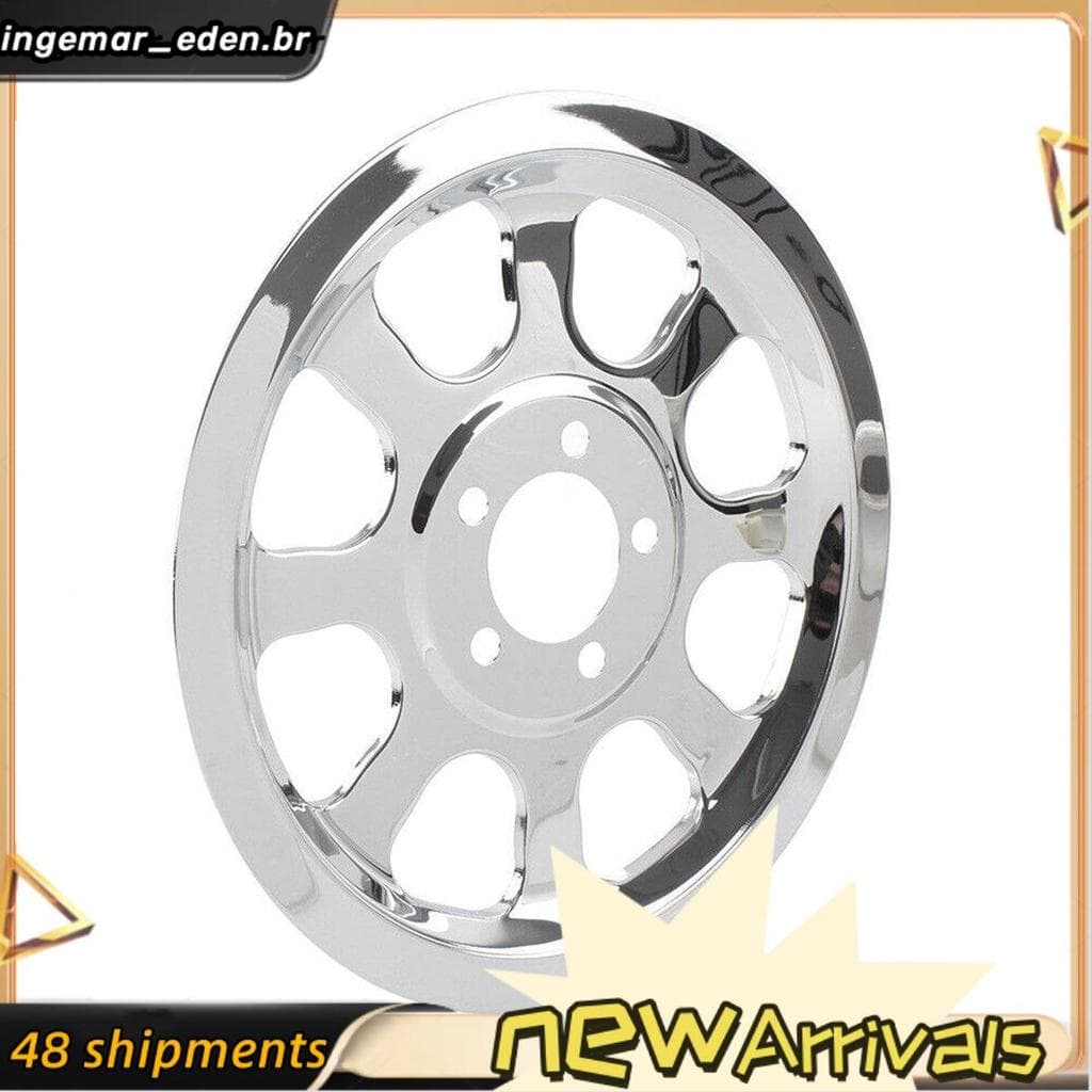 1 PCS Tampa Da Polia Externa 70 Dentes Peças De Reposição Acessórios Para FXST FLST 2000-2006 Cromado