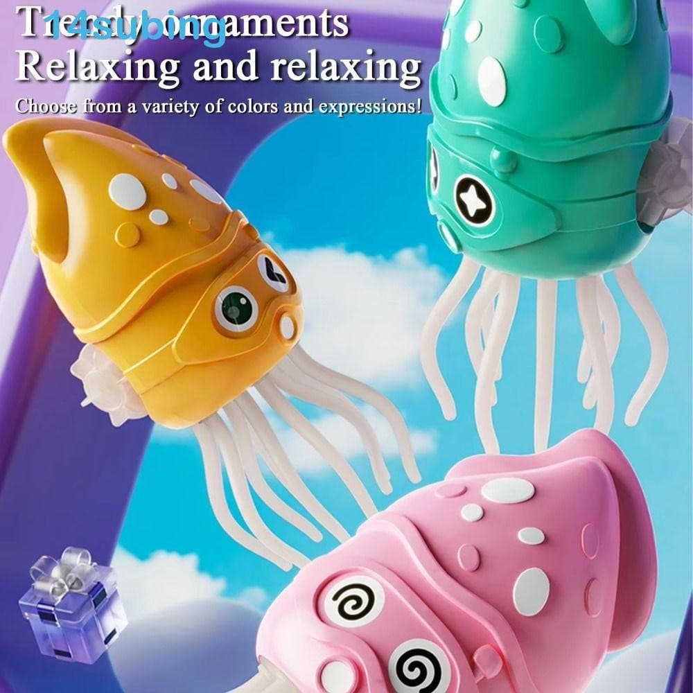 SUBING Brinquedo De Polvo Interativo Rastejante , Plástico Com Luzes Dançante Elétrico , Flexível