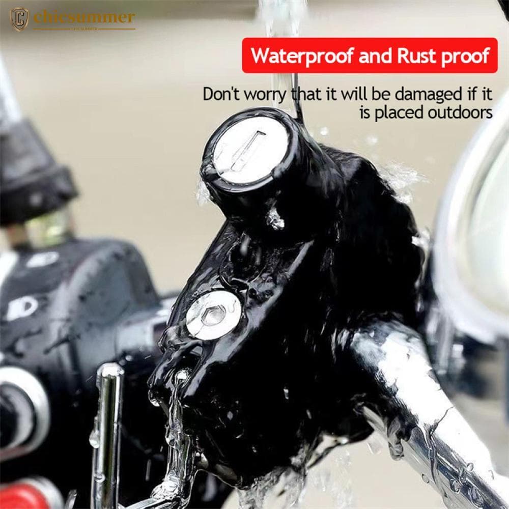 CHICSUMMER Portátil Capacete Da Motocicleta Bloqueio Anti-Roubo Segurança Guiador Acessórios De Ciclismo C5Z7