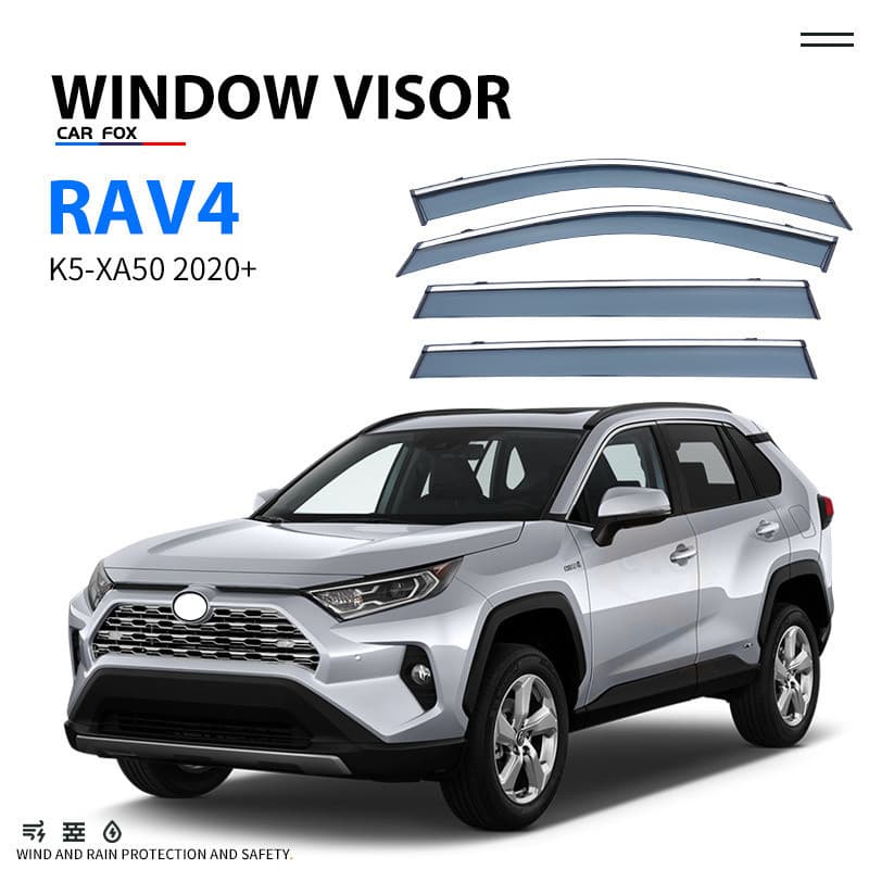 Adequado para ToyotaRAV4 Rongfang janela guarda chuva TOYOTA RAV4 viseira da janela pronto estoque venda quente